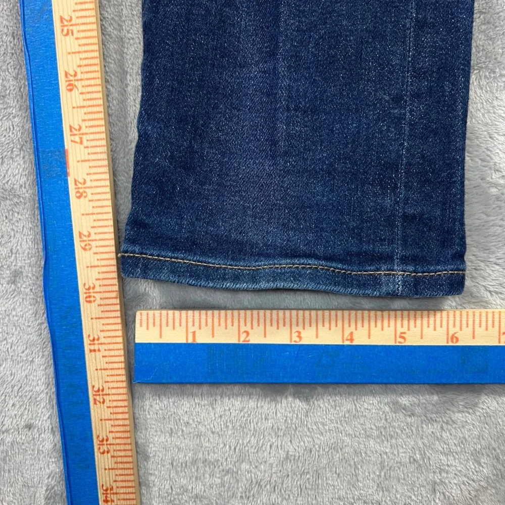 UNIQLO Selvedge Jeans Mens 32x32 Dark Blue‎ Slim Straight 321-418910 Classic